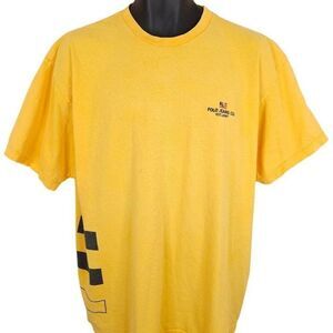 Vintage Polo Jeans Company T Shirt Mens Size XL Yellow 90s Y2K Ralph Lauren